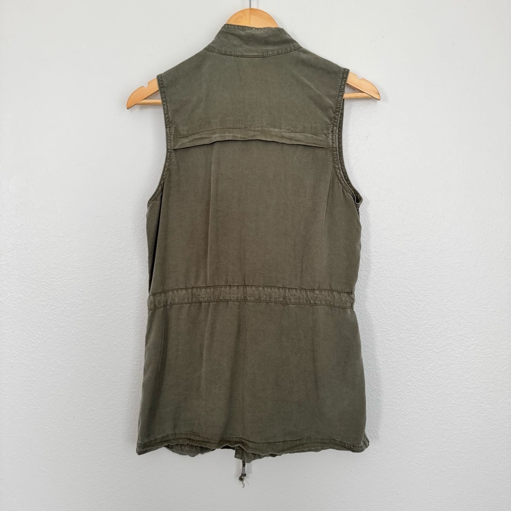 Women’s Olive Green Utility Vest Gorp Core Streetwear Hiking Outdoor Size Small - Picture 3 of 5